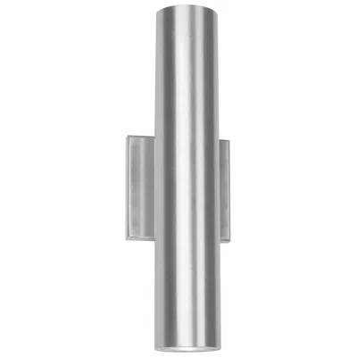 Dweled Caliber 14" Brushed Aluminum Up-down Modern Led Outdoor Wall Light