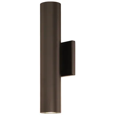 Dweled Caliber 14" High Bronze 2-light Led Outdoor Wall Light