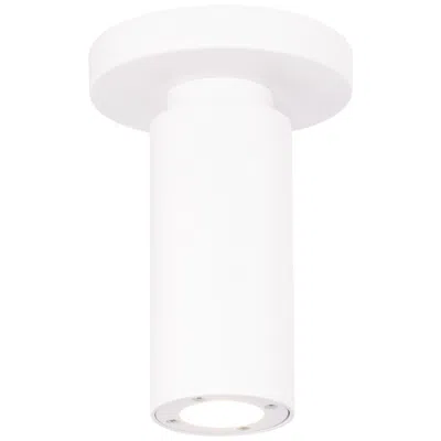 Dweled Caliber 5" Wide White Led Outdoor Ceiling Light