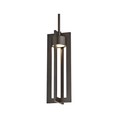 Dweled Chamber 16" High Bronze Led Outdoor Hanging Light
