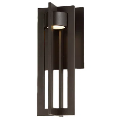 Dweled Chamber 16" High Dark Sky Bronze Led Outdoor Wall Light