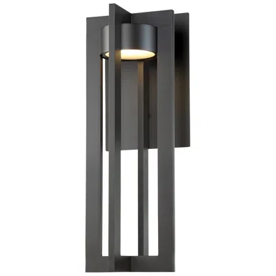 Dweled Chamber 20" High Bronze Led Outdoor Wall Light