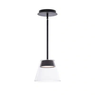 Dweled Chandra 14" Led Mini Pendant 3000k In Black