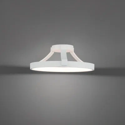 Dweled Chaucer 16in Led Semi-flush Mount 3000k In White