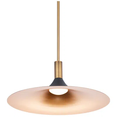 Dweled Cochere 18" Wide Aged Brass Led Pendant Light