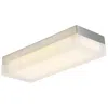 Dweled Dice 14" Wide Brushed Nickel Rectangular Led Ceiling Light