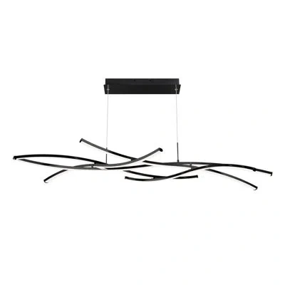 Dweled Divergence 9 - Light Unique / Statement Led Novelty Chandelier In Black