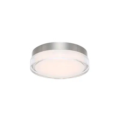 Dweled Dot 9" Wide Stainless Steel Led Outdoor Ceiling Light