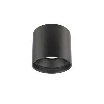 Dweled Downtown 5" Wide Black Led Outdoor Ceiling Light