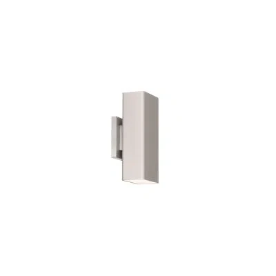 Dweled Edgey Aluminum Led Wall Light In Brushed Aluminum