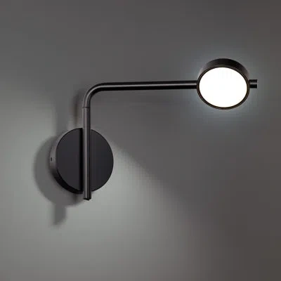 Dweled Elbo Metal Led Swing Arm In Black
