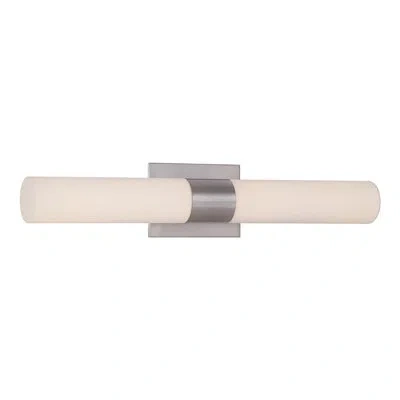 Dweled Elementum 1-light Led Bath Bar In Brushed Nickel