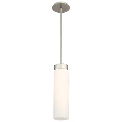 Dweled Elementum 4 1/2" Wide Satin Nickel Led Mini Pendant