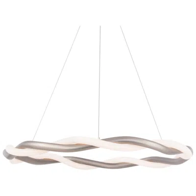 Dweled Escapade 28" Wide Brushed Nickel Led Pendant Light