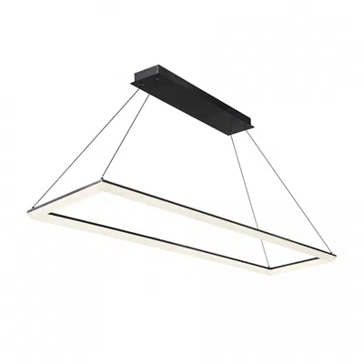 Dweled Frame 58" Wide Black Led Linear Pendant Light