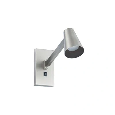 Dweled Grisham 4.25" Led Reading Light 3000k In Brushed Nickel