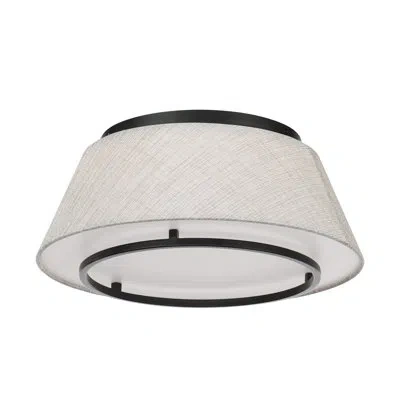 Dweled Hailey 1 - Light 16" Led Flush Mount In Black