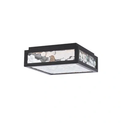 Dweled Hawthorne 13" Led Flush Mount 3000k In Black