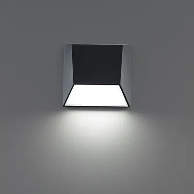 Dweled Integrated Led Outdoor Armed Sconce In Black