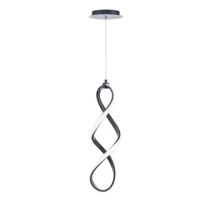 Dweled Interlace 21" Led Mini Pendant 3000k In Black