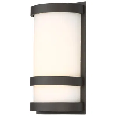 Dweled Latitude 10" High Bronze Led Outdoor Wall Light