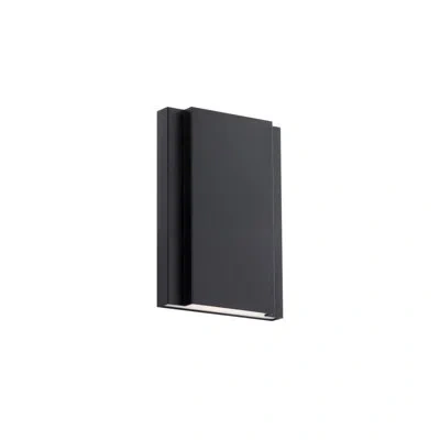 Dweled Layne 7.5" Led Wall Sconce 3-cct 2700k-3000k-3500k In Black