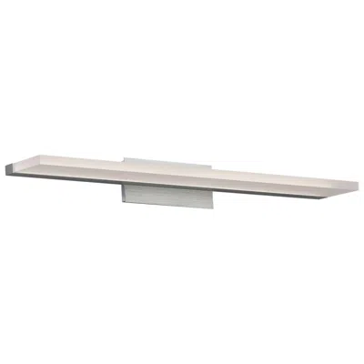 Dweled Level 25" Wide Brushed Aluminum Led Bath Light