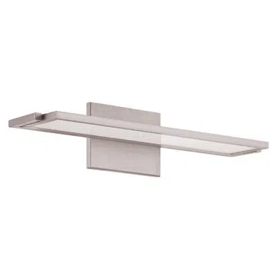 Dweled Line 1-light Bath Bar In Brushed Aluminum