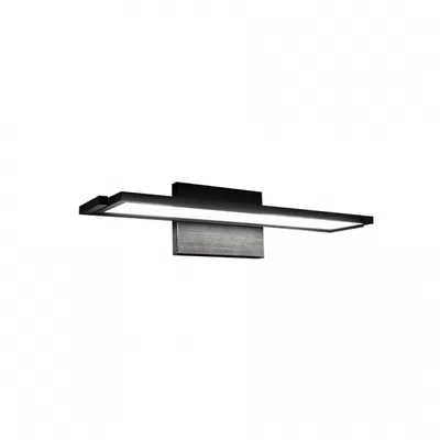 Dweled Line 4"h X 18"w 1-light Linear Bath Bar In Black