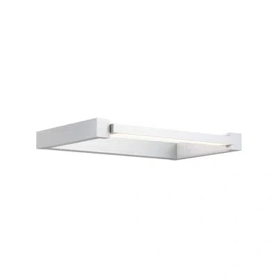 Dweled Lune 1 - Light Hardwired Dimmable Led Wall Mounted Picture Light In Brushed Aluminum