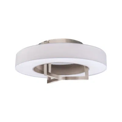 Dweled Madison 1-light Flush Mount In Brushed Nickel