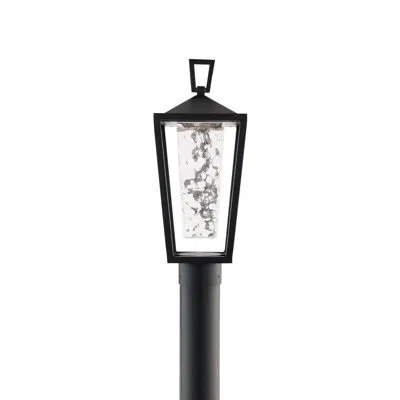 Dweled Manchester Dimmable Led Outdoor Post Light With Built-in Color Temperature Switch, 2700k/3000k/3500k In Matte Black;powder Coated Finish