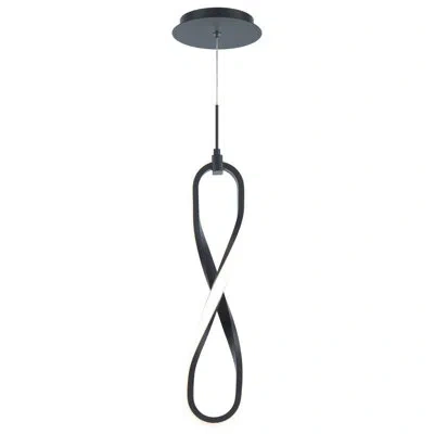 Dweled Marise Led Mini Pendant 3000k In Black