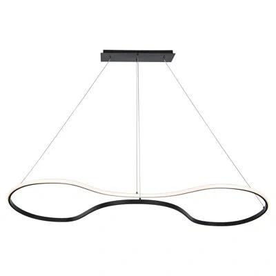 Dweled Marques 1 - Light Unique Geometric Led Pendant In Black