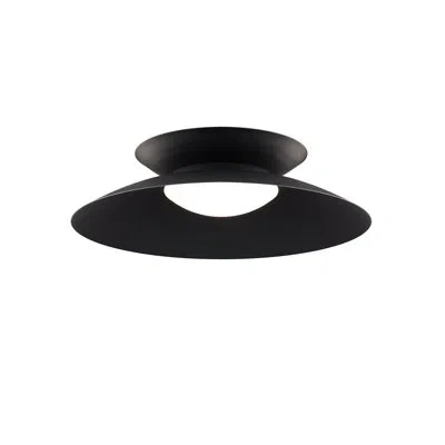 Dweled Miso Led Flush Mount In Black