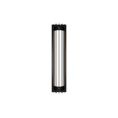 Dweled Moline Dimmable Led Outdoor Wall Light With Color Temperature Switch From 2700k/3000k/3500k/4000k In Powder Coated Finish
