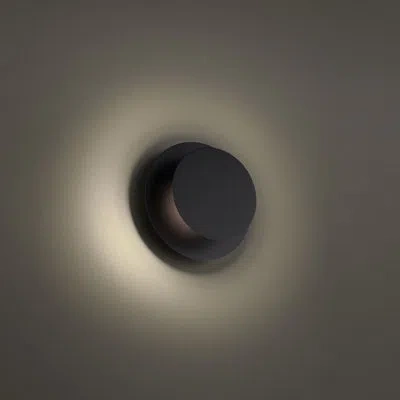 Dweled Moonglow Led Wall Sconce In Black