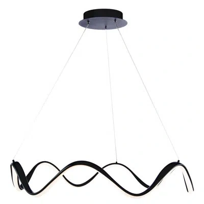 Dweled Morae 30" Led Pendant 3000k In Black