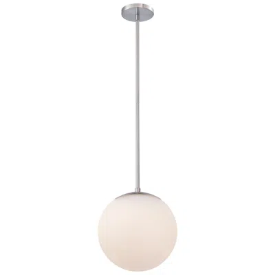 Dweled Niveous 10" Wide Brushed Nickel Led Mini Pendant