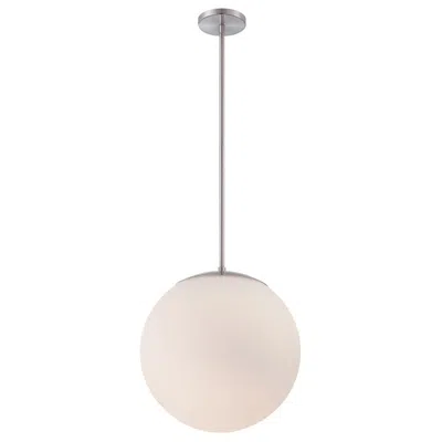 Dweled Niveous 13 3/4" Wide Brushed Nickel Led Pendant Light