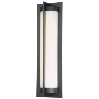 Dweled Oberon 20" High Black Led Outdoor Wall Light