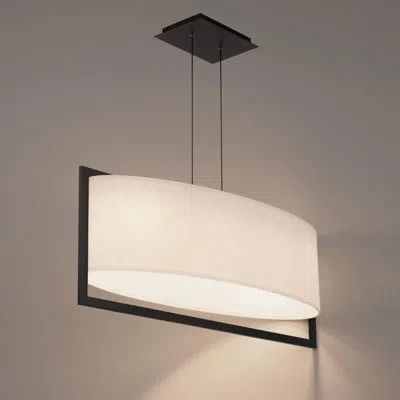 Dweled Park Avenue 1 - Light Drum Led Pendant In Black