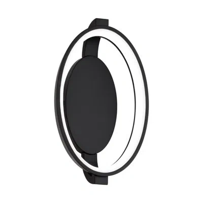 Dweled Solitaire Led Wall Sconce In Black