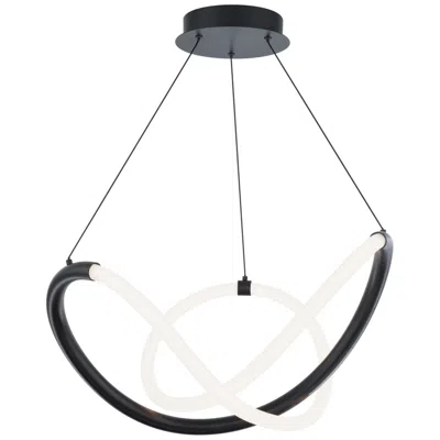 Dweled Solo 22 1/2" Wide Black Led Chandelier