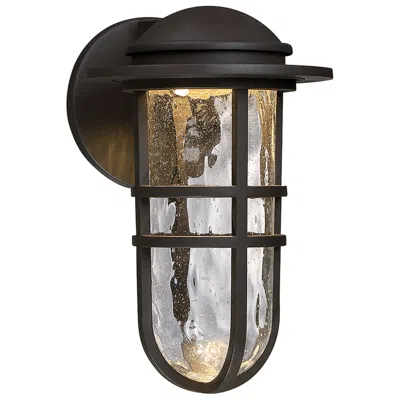 Dweled Steampunk 13" High Bronze Led Outdoor Wall Light In Brown