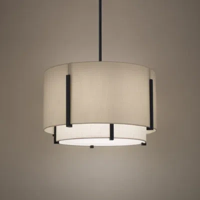 Dweled Strum 1 - Light Drum Led Pendant In Black