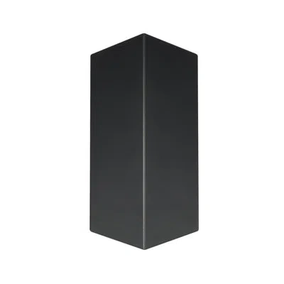 Dweled Summit 14" Led Outdoor Wall Light In Black In Powder Coated Finish