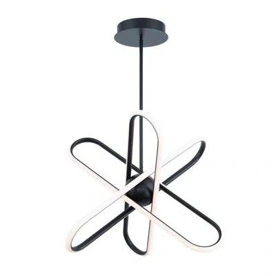 Dweled Valerius 23.5" Led Chandelier 3000k In Black