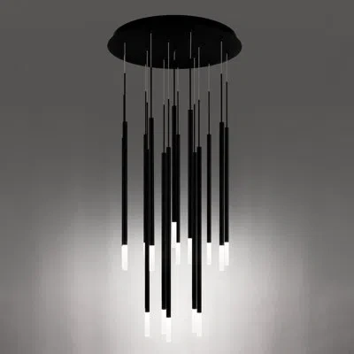 Dweled Viggo Round 15 - Light Black Led Pendant
