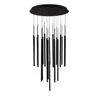 Dweled Viggo Round 21 - Light Black Led Pendant